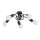 Loftlampe FARTA 5xE27/60W/230V sort