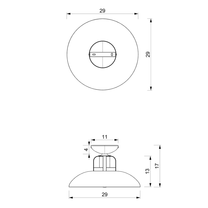 Loftlampe FELIX 1xE27/60W/230V hvid
