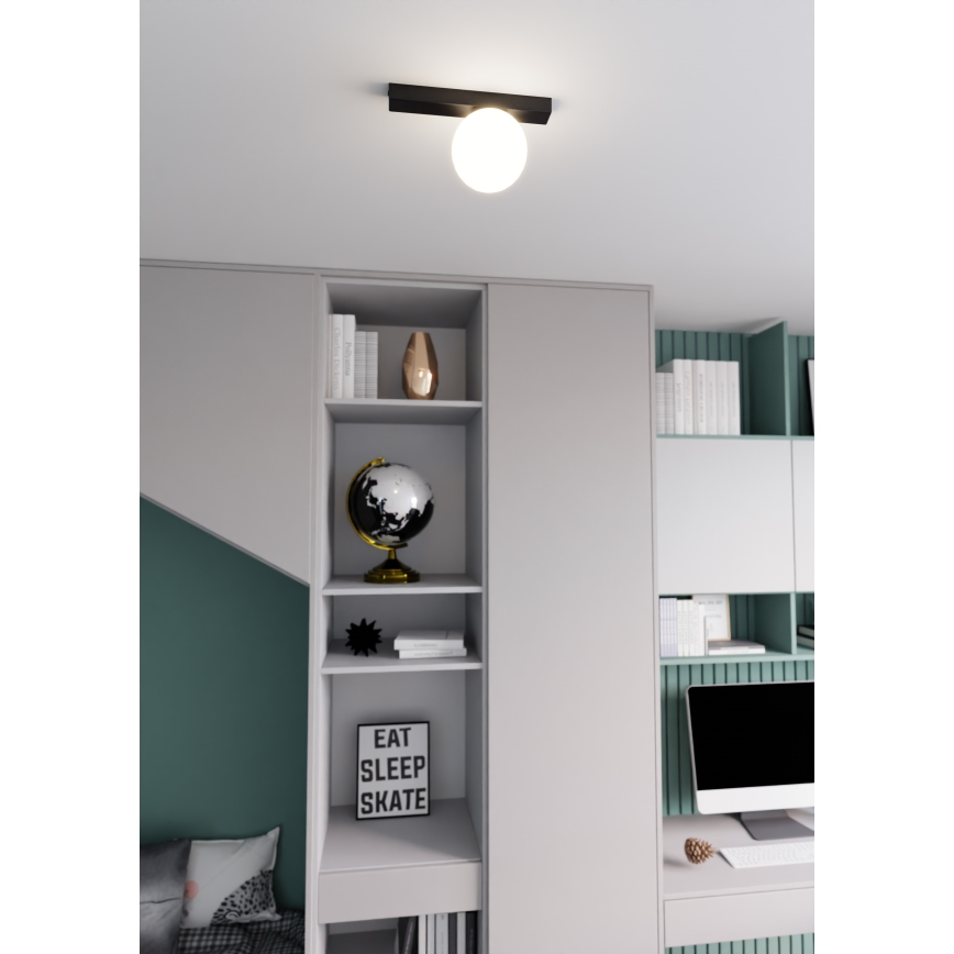 Loftlampe FIT 1xE14/10W/230V sort/hvid