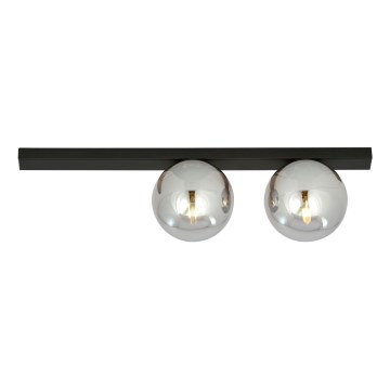 Loftlampe FIT 2xE14/10W/230V sort/grå