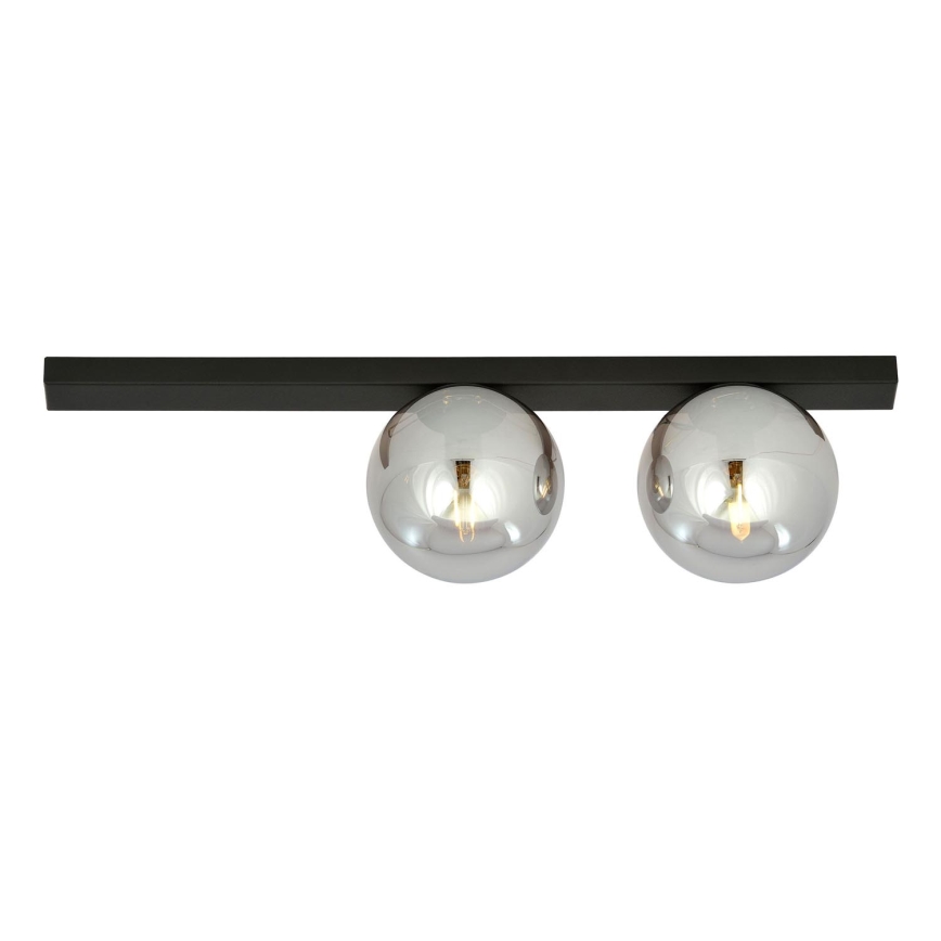 Loftlampe FIT 2xE14/10W/230V sort/grå