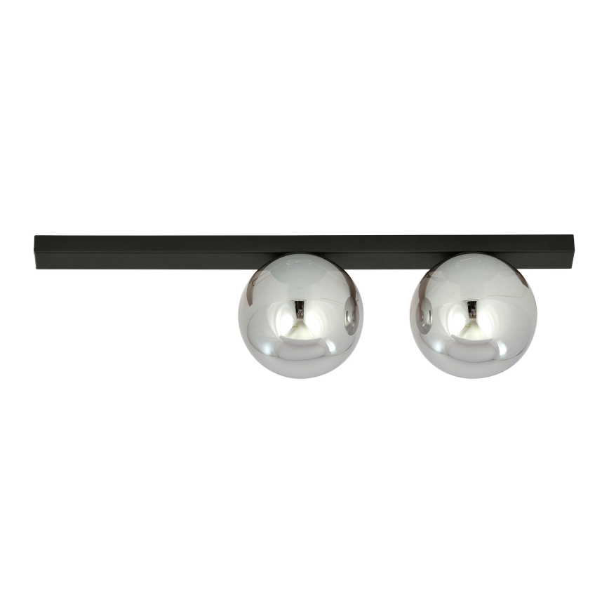 Loftlampe FIT 2xE14/10W/230V sort/grå