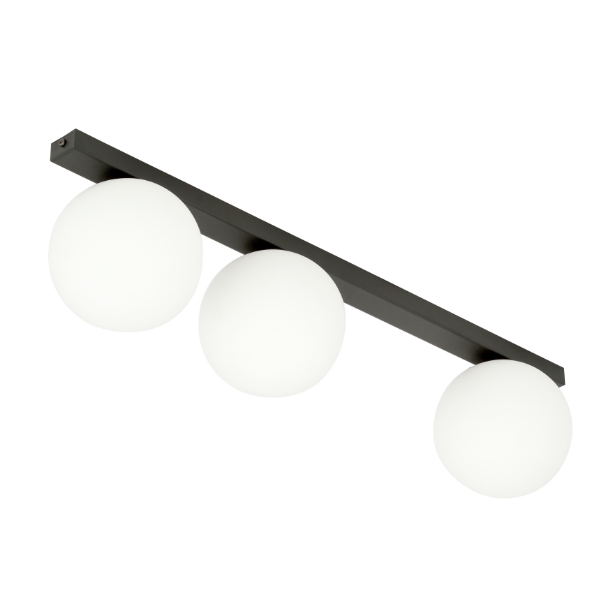 Loftlampe FIT 3xE14/10W/230V sort/hvid