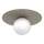 Loftlampe FLAT 1xE27/15W/230V Ø35 cm beige