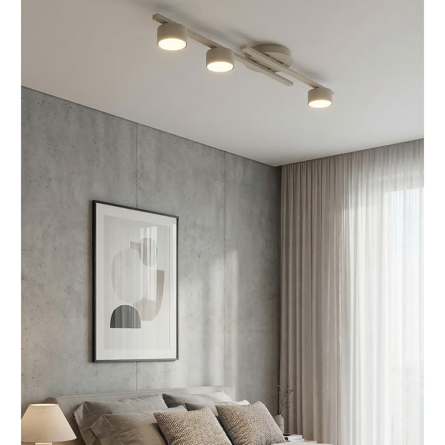 Loftlampe FRAGMENT 3xGX53/12W/230V beige