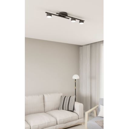 Loftlampe FRAGMENT 3xGX53/12W/230V sort