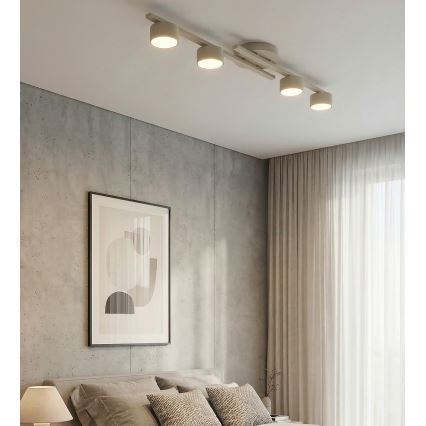 Loftlampe FRAGMENT 4xGX53/12W/230V beige