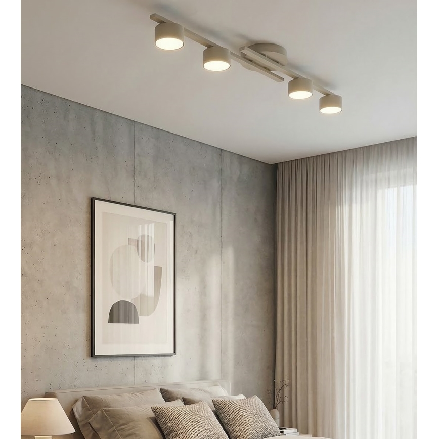 Loftlampe FRAGMENT 4xGX53/12W/230V beige