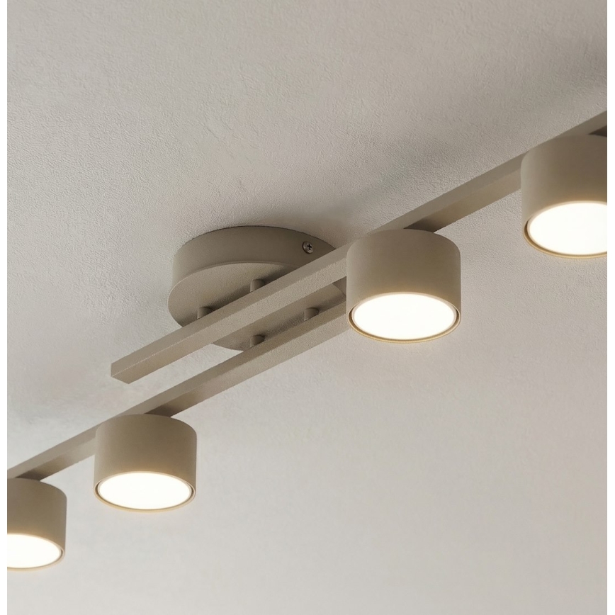 Loftlampe FRAGMENT 4xGX53/12W/230V beige