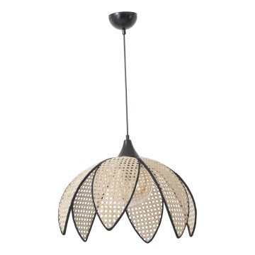 Loftlampe FUME 1xE27/40W/230V diameter 40 cm sort/beige