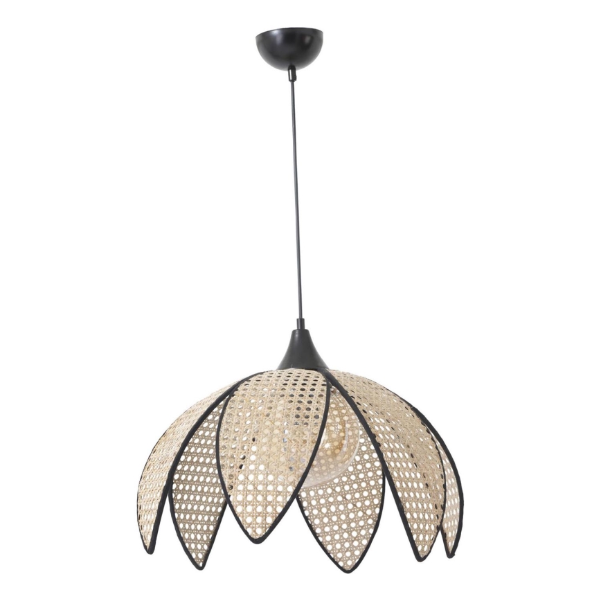 Loftlampe FUME 1xE27/40W/230V diameter 40 cm sort/beige