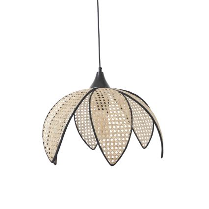 Loftlampe FUME 1xE27/40W/230V diameter 40 cm sort/beige