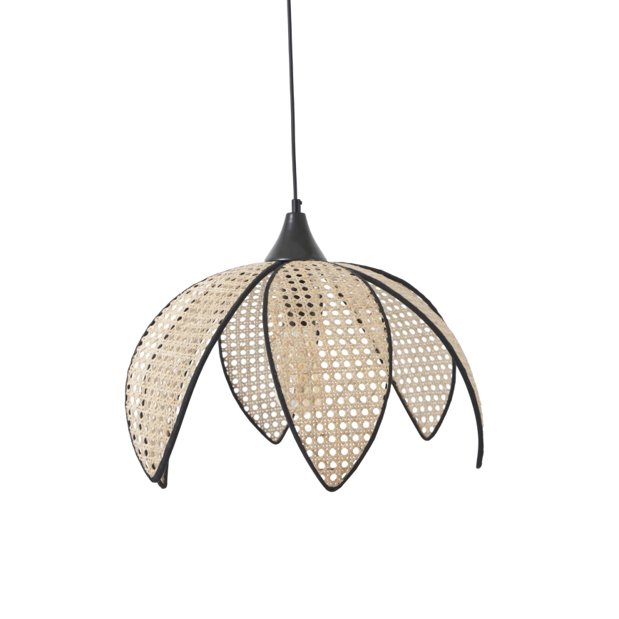 Loftlampe FUME 1xE27/40W/230V diameter 40 cm sort/beige