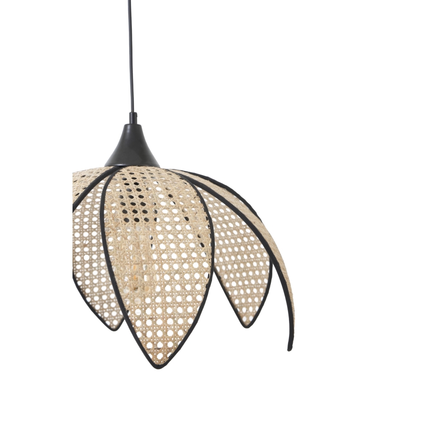 Loftlampe FUME 1xE27/40W/230V diameter 40 cm sort/beige