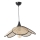 Loftlampe FUME 1xE27/40W/230V diameter 45 cm sort/beige