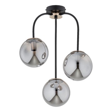 Loftlampe GAMMA 3xE14/10W/230V sort