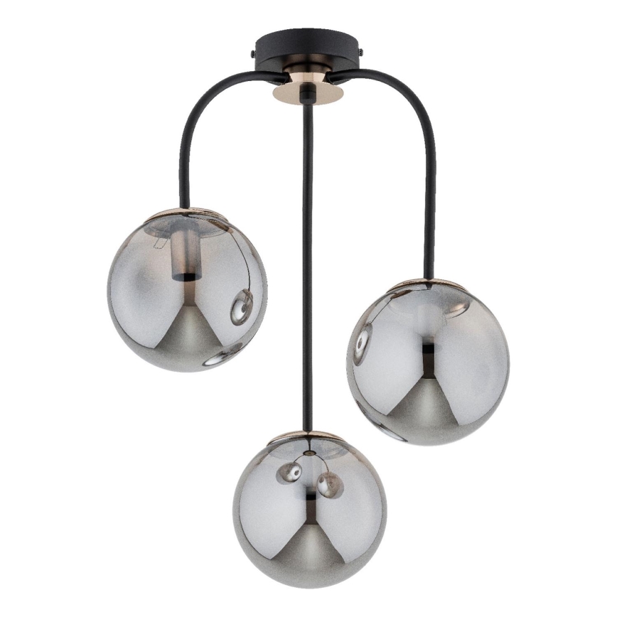 Loftlampe GAMMA 3xE14/10W/230V sort