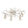 Loftlampe GARNISH 5xE27/15W/230V hvid/patina