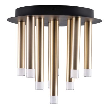 Loftlampe GLAM 9xG9/8W/230V guldfarvet