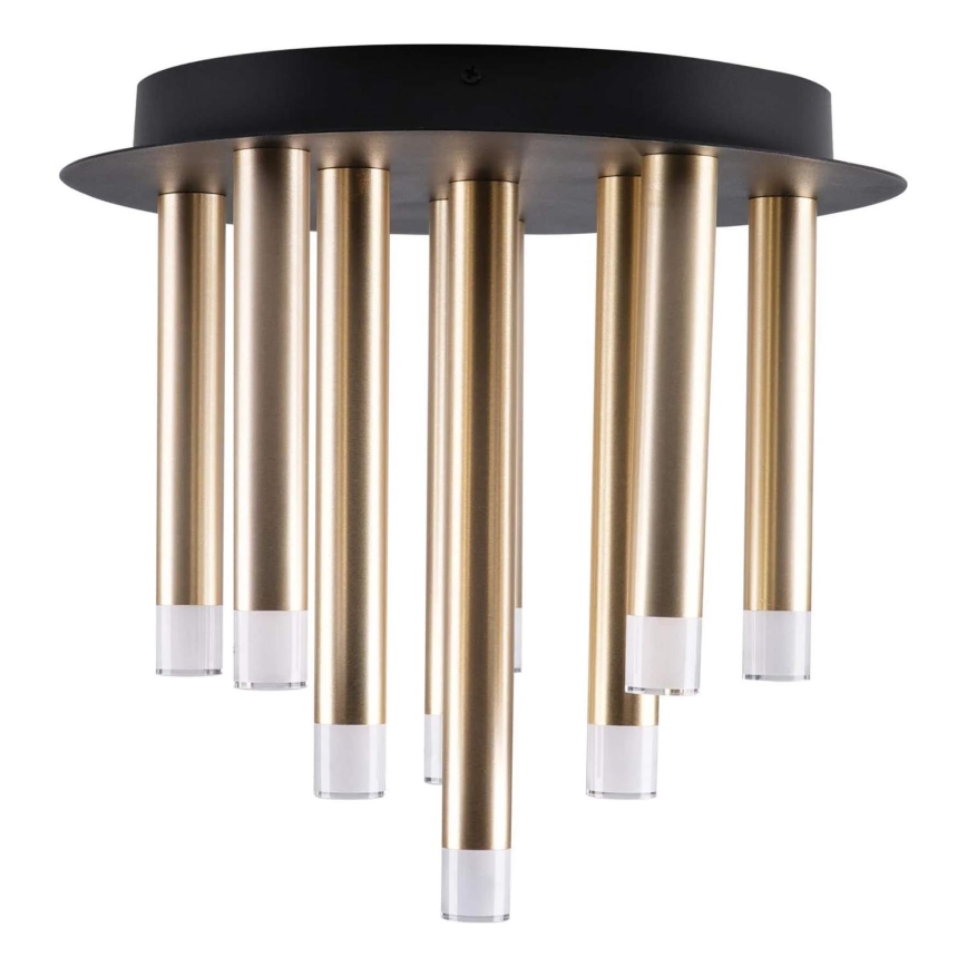 Loftlampe GLAM 9xG9/8W/230V guldfarvet