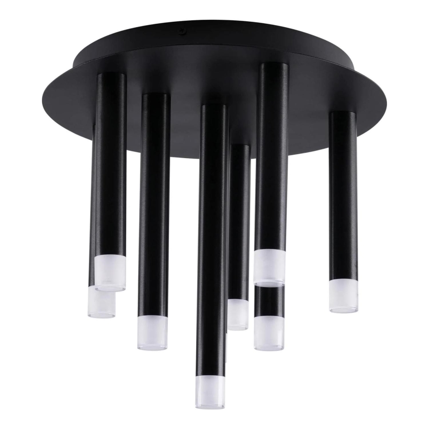Loftlampe GLAM 9xG9/8W/230V sort