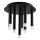 Loftlampe GLAM 9xG9/8W/230V sort