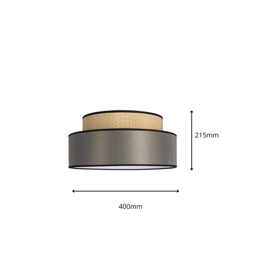 Loftlampe GRACE 1xE27/60W/230V beige/brun