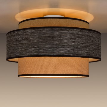 Loftlampe GRACE 1xE27/60W/230V beige/brun