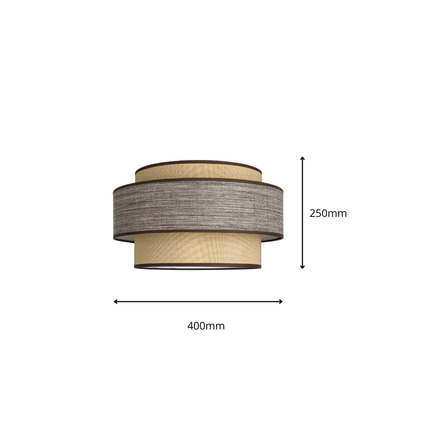 Loftlampe GRACE 1xE27/60W/230V beige/brun