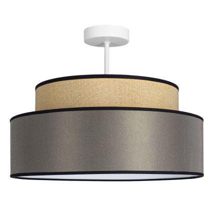 Loftlampe GRACE 1xE27/60W/230V beige/brun