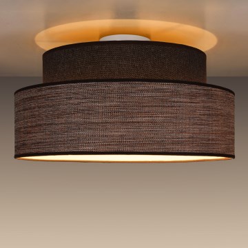 Loftlampe GRACE 1xE27/60W/230V brun/beige