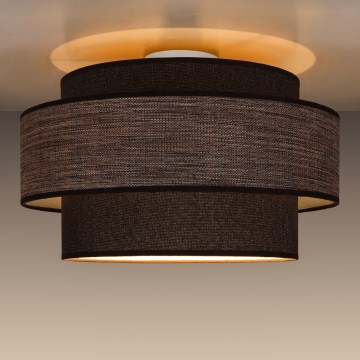 Loftlampe GRACE 1xE27/60W/230V brun/beige