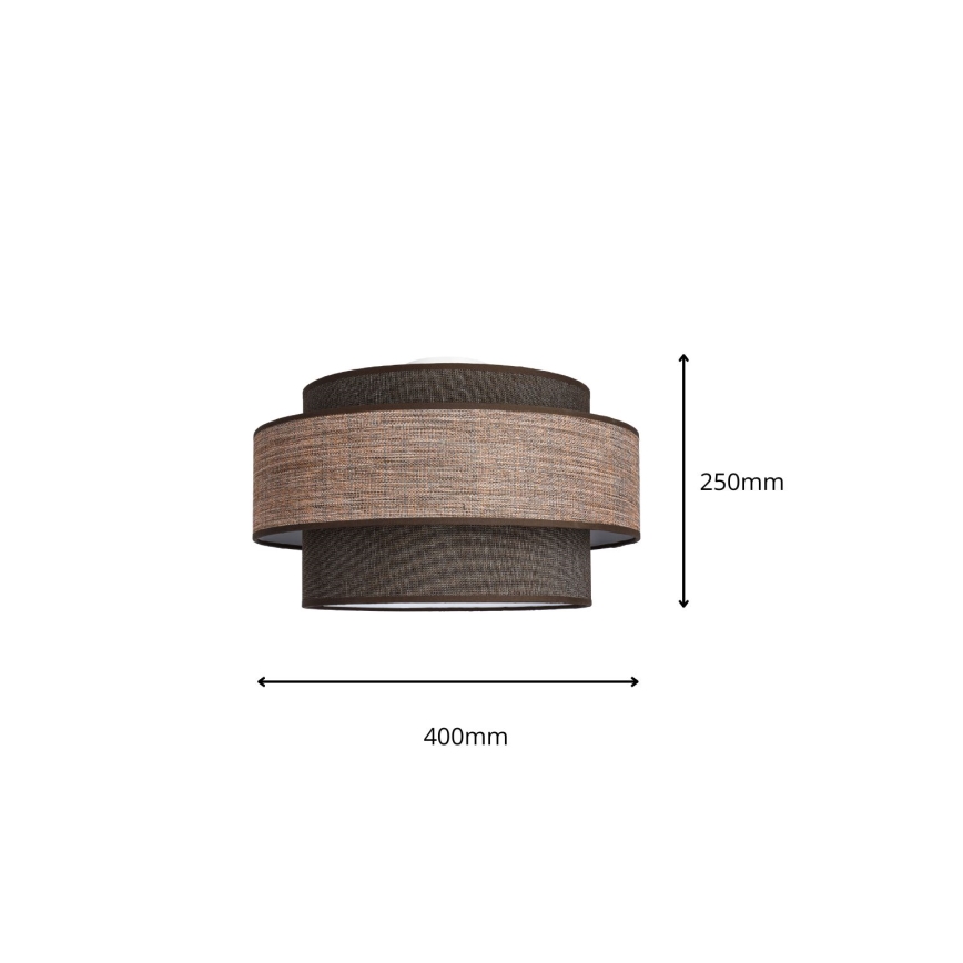Loftlampe GRACE 1xE27/60W/230V brun/beige