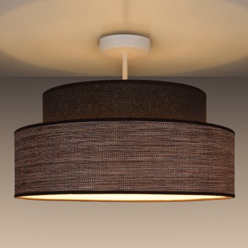 Loftlampe GRACE 1xE27/60W/230V brun/beige
