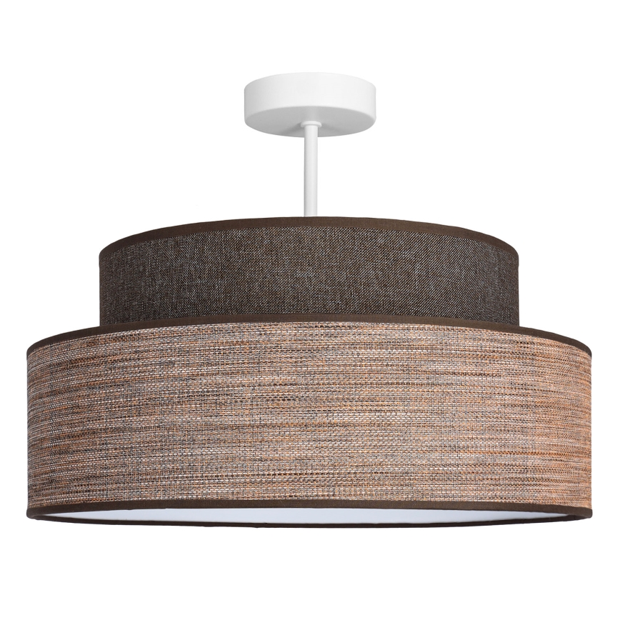 Loftlampe GRACE 1xE27/60W/230V brun/beige