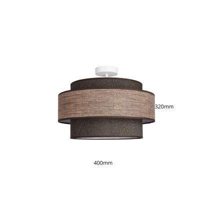 Loftlampe GRACE 1xE27/60W/230V brun/beige
