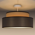 Loftlampe GRACE 1xE27/60W/230V diameter 40 cm beige/brun