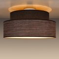 Loftlampe GRACE 1xE27/60W/230V diameter 40 cm brun/beige