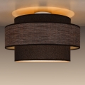 Loftlampe GRACE 1xE27/60W/230V diameter 40 cm brun/beige