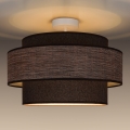 Loftlampe GRACE 1xE27/60W/230V diameter 40 cm brun/beige