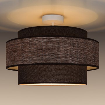 Loftlampe GRACE 1xE27/60W/230V diameter 40 cm brun/beige