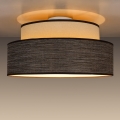 Loftlampe GRACE 1xE27/60W/230V diameter 40 cm cremefarvet/brun