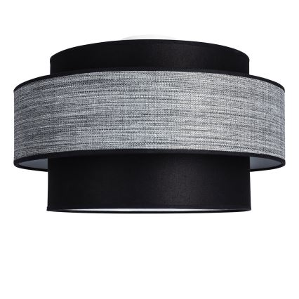 Loftlampe GRACE 1xE27/60W/230V sort/grå