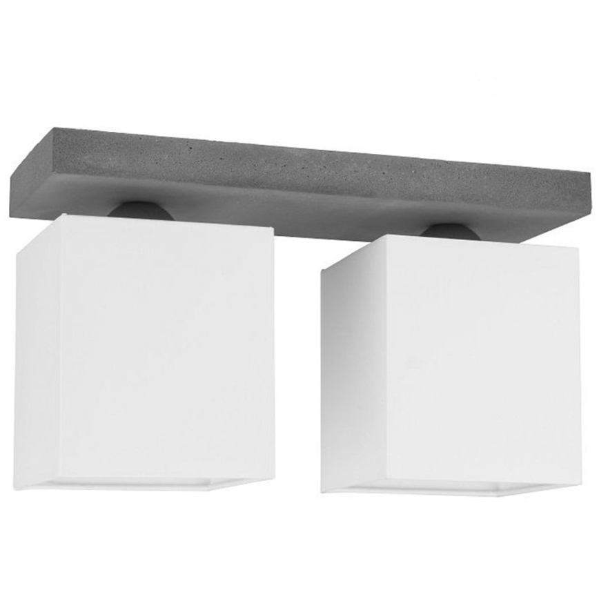 Loftlampe GREAT 2xE27/25W/230V beton