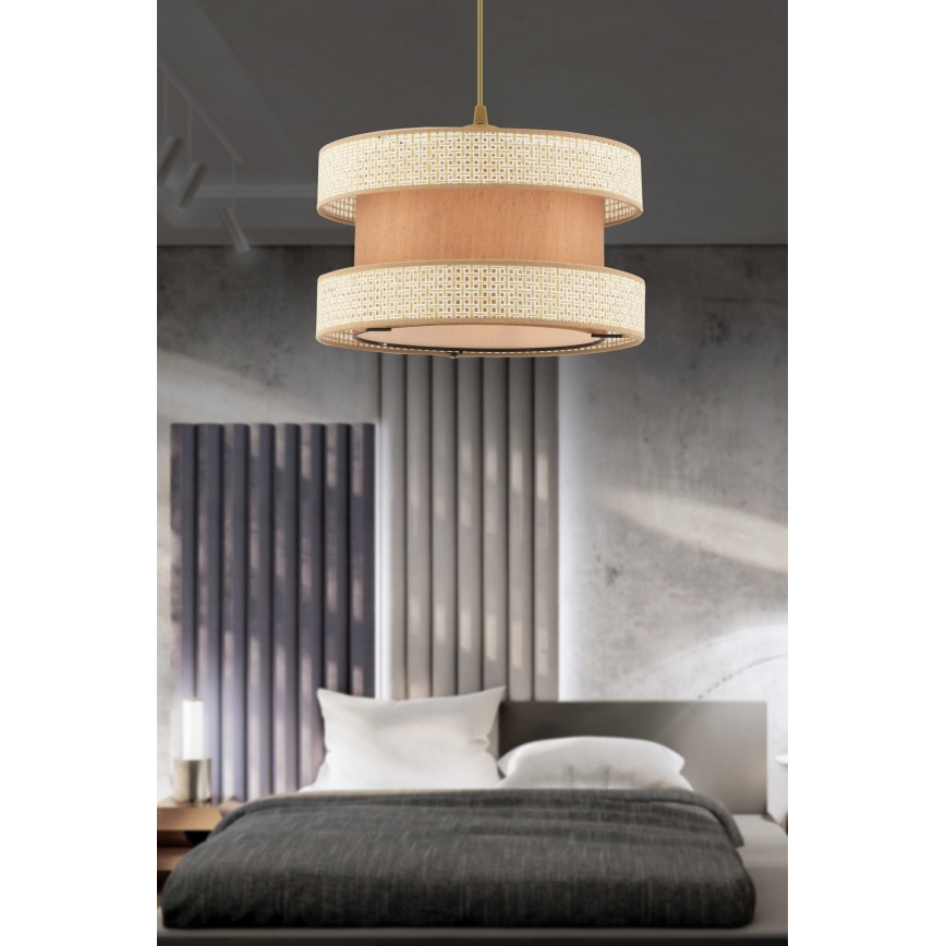 Loftlampe HALO 1xE27/60W/230V beige/creme