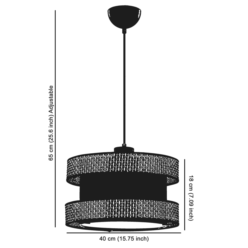Loftlampe HALO 1xE27/60W/230V beige/creme