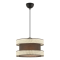 Loftlampe HALO 1xE27/60W/230V brun/creme