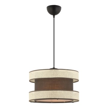 Loftlampe HALO 1xE27/60W/230V brun/creme