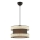 Loftlampe HALO 1xE27/60W/230V brun/creme