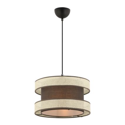 Loftlampe HALO 1xE27/60W/230V brun/creme